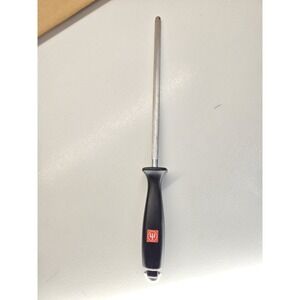 WUSTHOF Hartverchromt Germany 9" Knife Sharpener Honing Steel Rod
